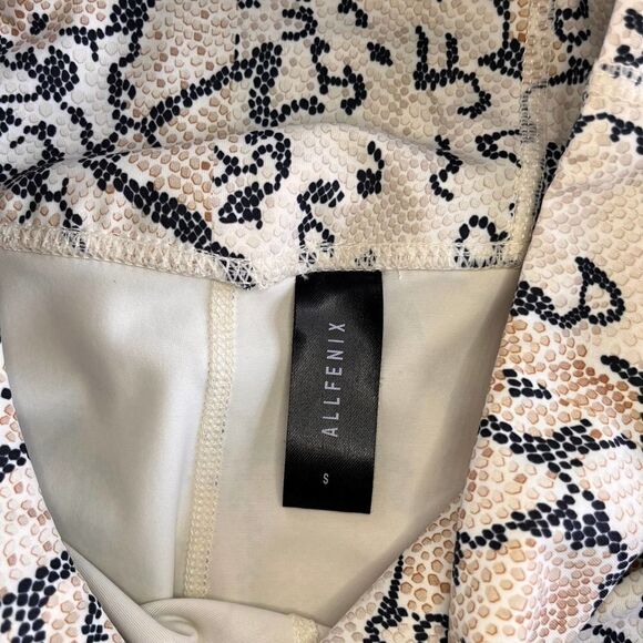 Anthropologie Revolve ALLFENIX White Python 7/8 Legging Size Small Athletic EUC - Picture 6 of 8